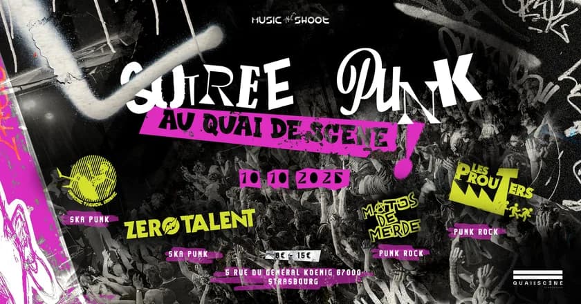Soirée Punk au Quai de Scène
